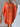 Women's Bohemian Orange Tassel Beach Cover-Up, Bamboo Texture Fabric With Hand-Crocheted Detail, Sexy Loose Fit Bikini Swimsuit Cover