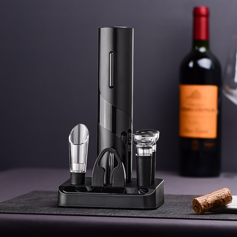 Electric Wine Opener Rechargeable with Automatic Corkscrew Remover-Sokohewani Ventures