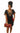 Women African print dress, plus size, short sleeve, mid-skirt length, pullover style, spring fashion.
