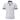 Plus Size Chinese Style Polo Shirt with traditional motifs and lapel collar in white.