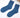 Women's bamboo fiber high quality blue socks, antibacterial and breathable design.