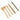 Bamboo dinnerware set with chopsticks, spoon, fork, knife, straw, and cleaning brush.