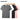Men’s bamboo fiber sweat-absorbent t-shirts in gray, white, black, and pink on hangers.