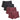 Bamboo fiber men's boxer underpants in black and burgundy.
