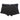 Bamboo Fiber Men's Boxer Underpants in black, breathable and soft.