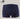 Bamboo Fibre Men's Boxer Shorts, navy with geometric pattern, soft and breathable.