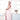 High Quality Absorbent Bamboo Fiber Hair Dryer Cap and Bath Robe in pink color, worn by a person, with bathrobe and hair towel.