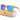 Polarized unisex bamboo wood sunglasses with eco-friendly handmade frames, featuring blue lenses.