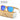 Polarized Unisex Bamboo Wood Sunglasses with blue lenses on a matching bamboo case.