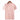 Men’s bamboo fiber sweat-absorbent T-shirt, breathable lightweight pink shirt on hanger.