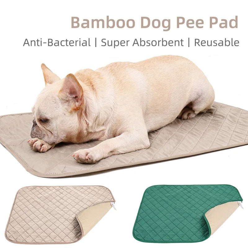 Pets Natural Bamboo Fiber Waterproof Reusable Pad-Bed Mat Also Leak Proof Pee Pads-Sokohewani Ventures