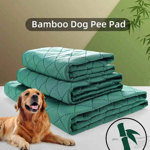 Pets Natural Bamboo Fiber Waterproof Reusable Pad-Bed Mat Also Leak Proof Pee Pads