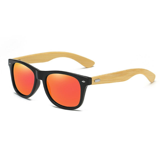 Classic Bamboo Wood Sunglasses-Sokohewani Ventures