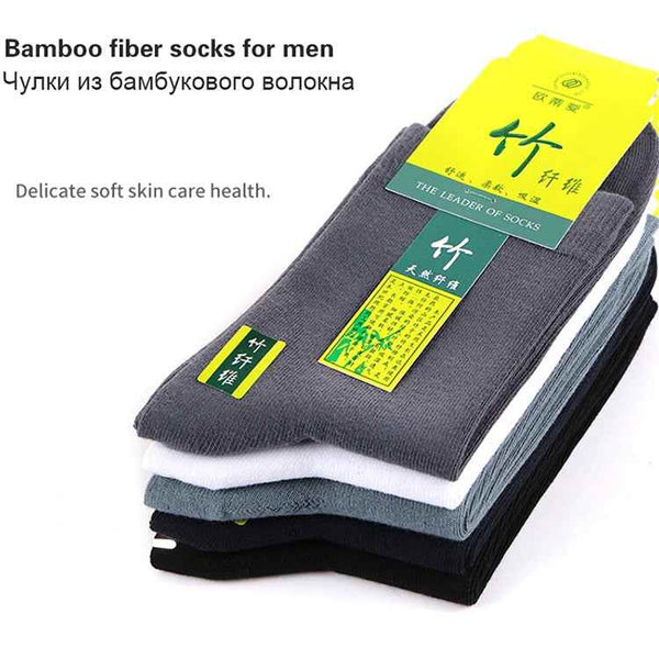 10 Pairs/lot Men Bamboo Socks