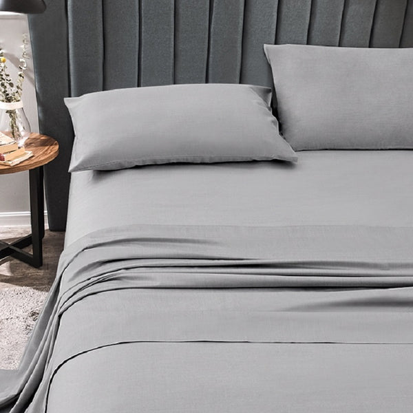 Bamboo Charcoal Fiber Bedsheet & Pillowcase Sets