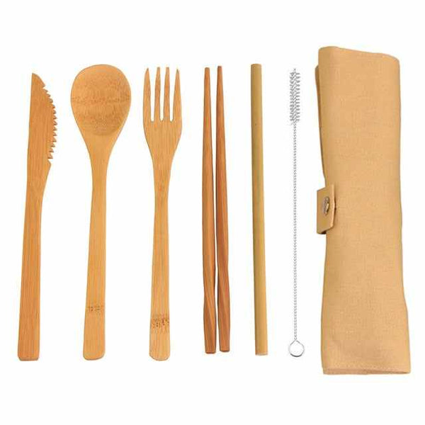 Creative Bamboo Dinnerware Set and Chopsticks