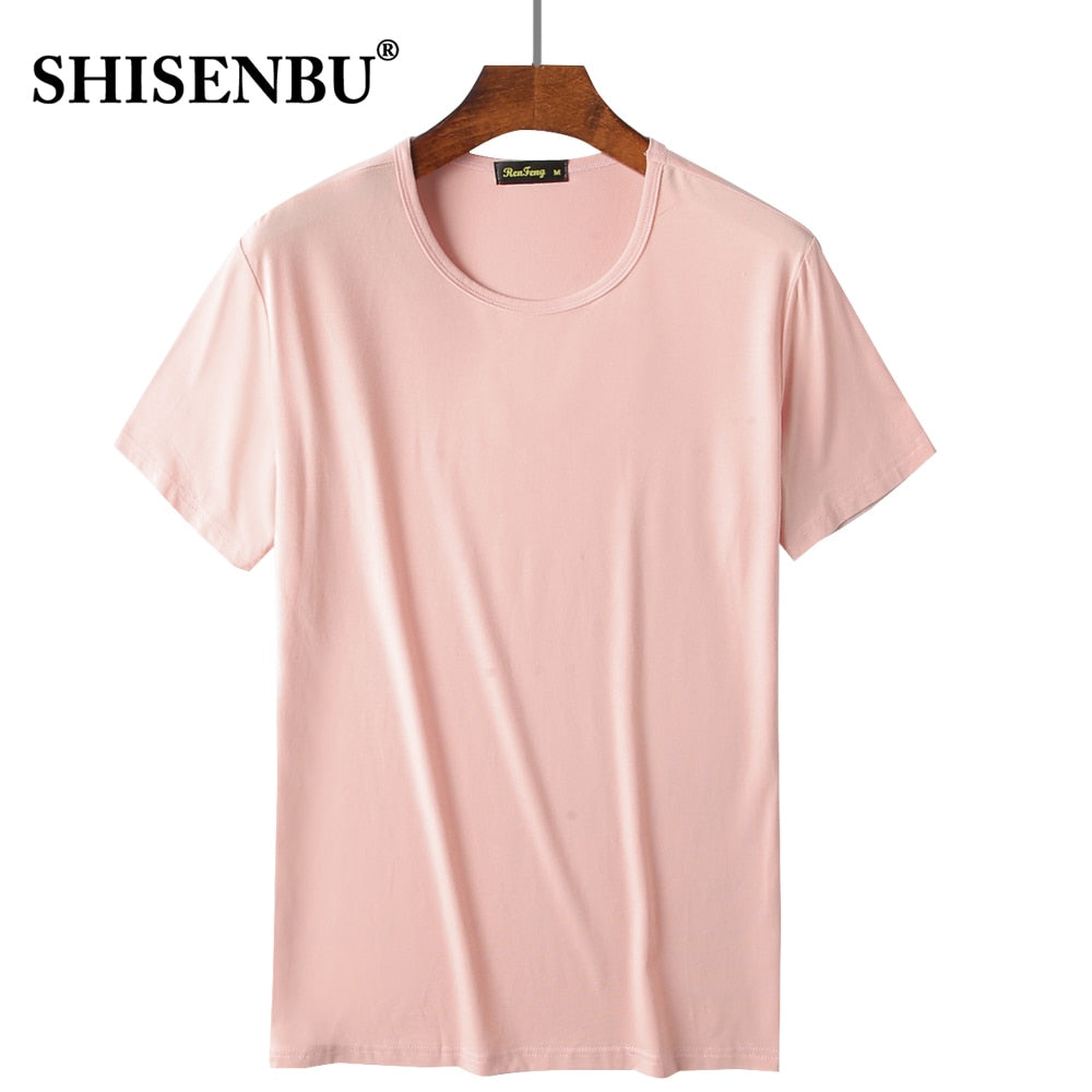 Men’s Bamboo Fiber Sweat-Absorbent T-Shirts