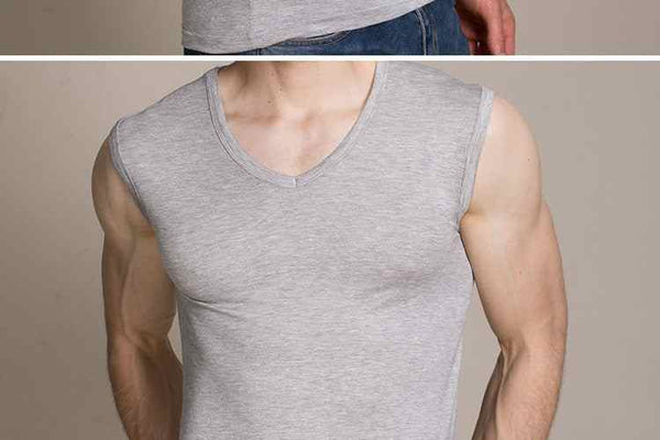 Sleeveless Thin Bamboo fiber T-shirts