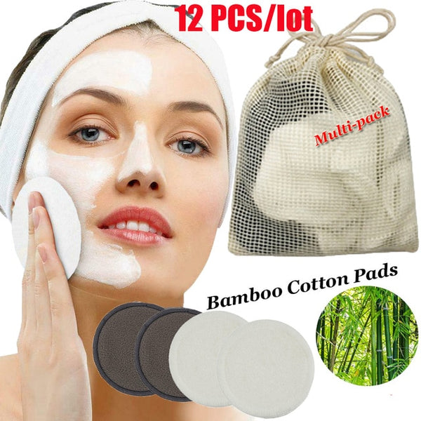 Makeup Removal Reusable Bamboo Fiber Pads