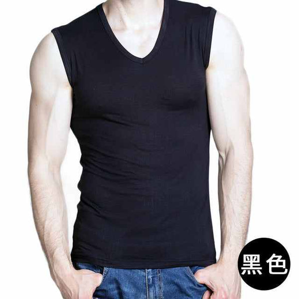 Sleeveless Thin Bamboo fiber T-shirts
