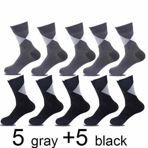 10 Pairs/lot Men Bamboo Socks