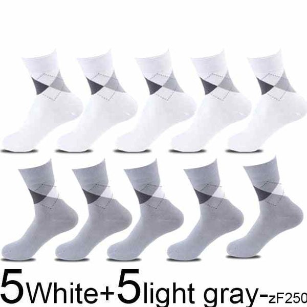 10 Pairs/lot Men Bamboo Socks