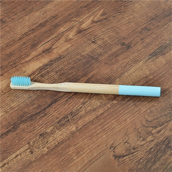 5 Pack Adult Bamboo Toothbrushes